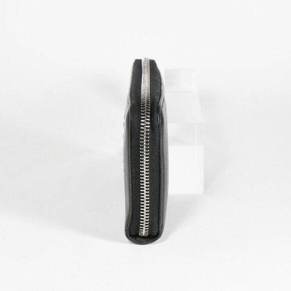 Gucci Soho Black Leather Studded Zip Wallet with Logo Detail - Picture 8 of 14